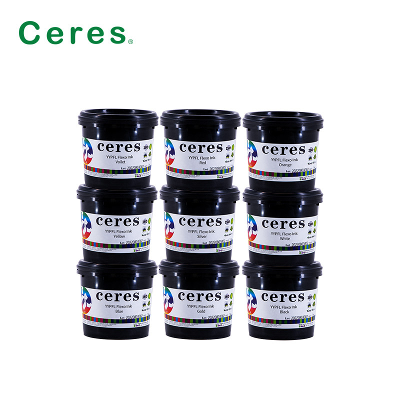 CMYK Kolor YYPFL Flexo Tint For Textile Cloth Ribbons