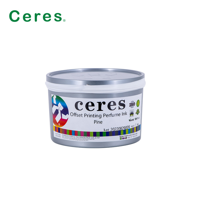 Ceres Offset Drukowanie Perfumy Tusze Sosnowy Smak Przejrzysty kolor