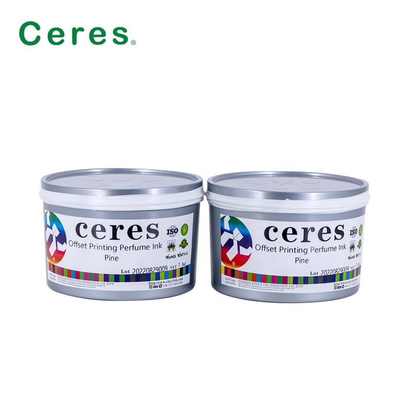 Ceres Offset Drukowanie Perfumy Tusze Sosnowy Smak Przejrzysty kolor