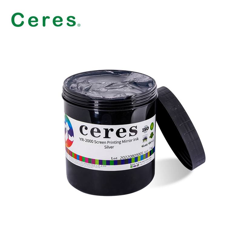 1 kg / puszka Security Screen Printing Ink Mirror Srebrny i złoty kolor