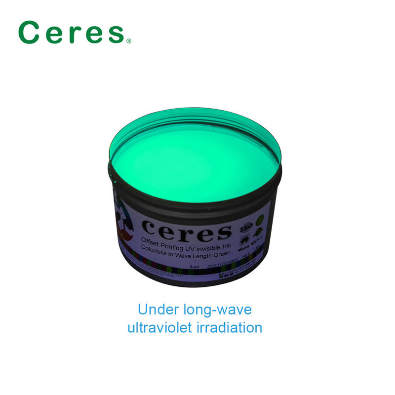 Ceres Niewidzialny Tuszu UV Bezbarwny Na Zielony Normalne Suche
