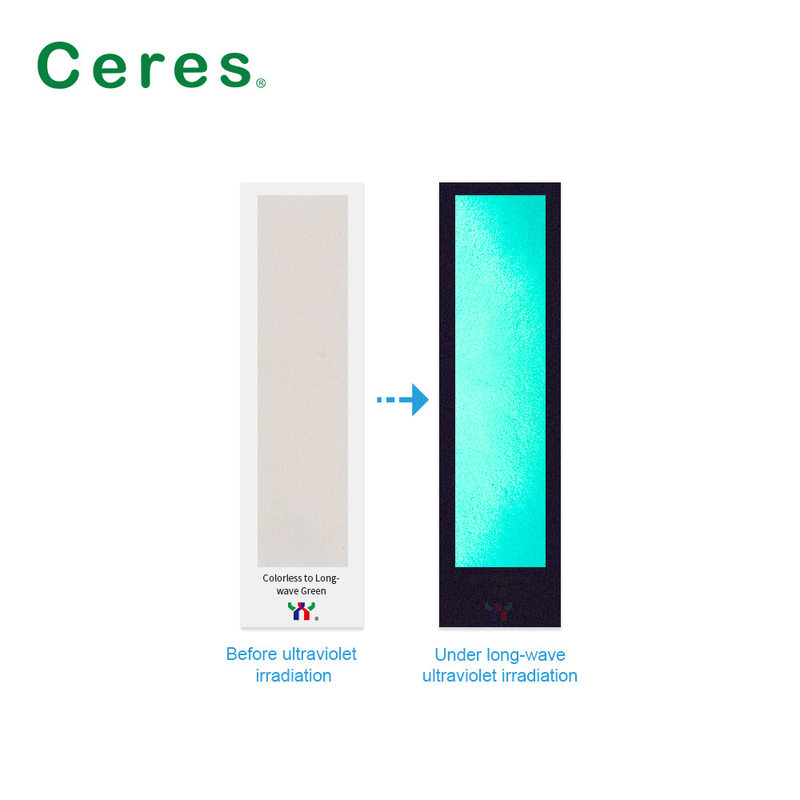 800nm Ceres UV Invisible Ink Bezbarwne Do Zielonych Normalne Suche