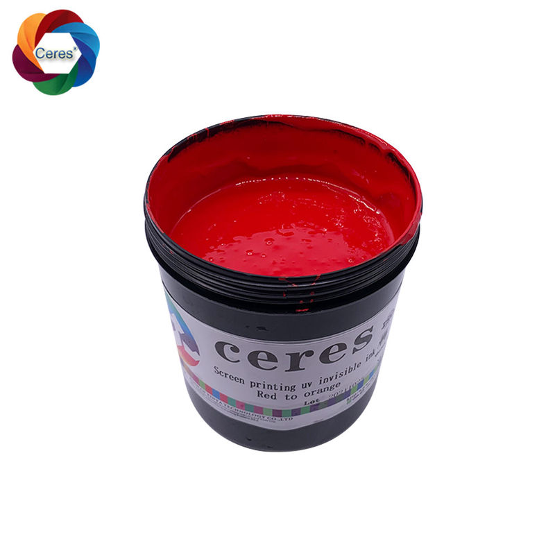 Czerwony do pomarańczowy jasny kolor