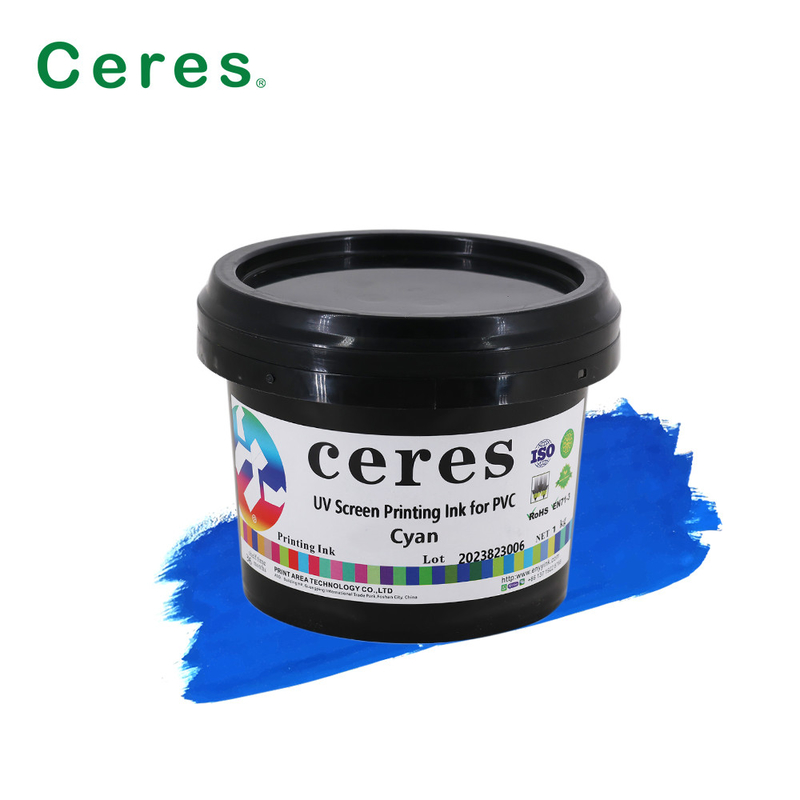 CMYK UV Farby do druku ekranowego dla szkła plastikowego PP PE PET LDPE HDPE