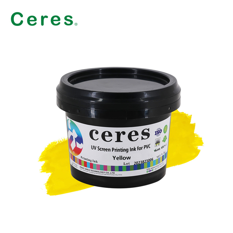 CMYK UV Farby do druku ekranowego dla szkła plastikowego PP PE PET LDPE HDPE