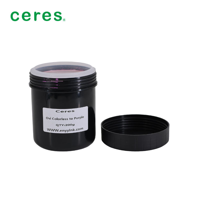Drukowanie ekranowe Magnetyczne, optyczne, zmienne tusze kolorowe do fioletowych