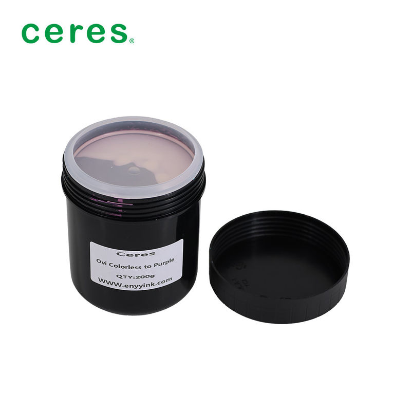 Drukowanie ekranowe Magnetyczne, optyczne, zmienne tusze kolorowe do fioletowych