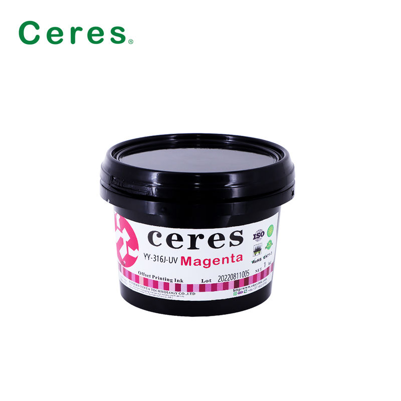 EN71-3 Certyfikowany atrament UV offsetowy klasy A+ z ważnością 1 roku dla druku CMYK wysokiej jakości