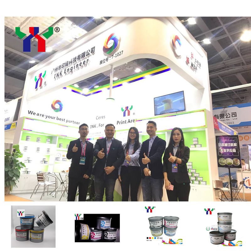 Pantone 287c Błękitny kolor UV Offset Ink z UV Dry dla puszek w 1KG/CAN EN71-3 zgodny