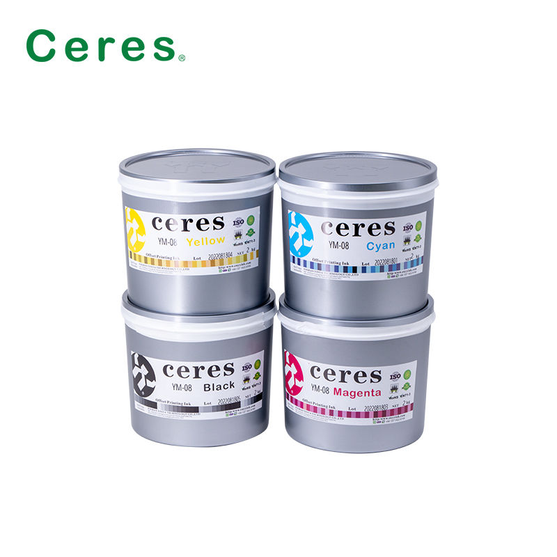 EN71-3 Zgodny z normą UV atrament offsetowy o wysokiej adhezji i odporności na ciepło do druku metalowego