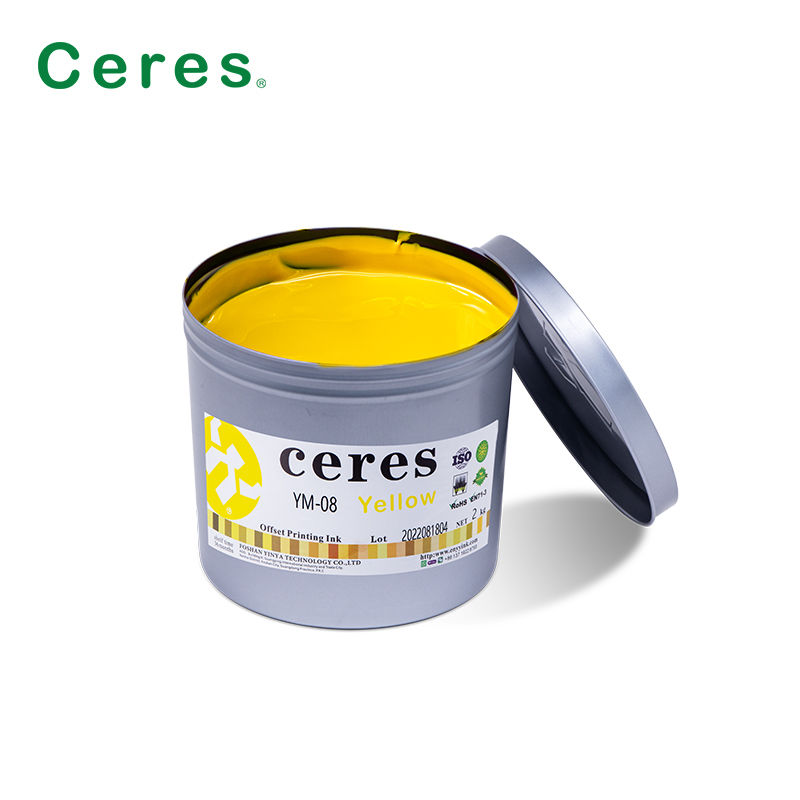 EN71-3 Zgodny z normą UV atrament offsetowy o wysokiej adhezji i odporności na ciepło do druku metalowego