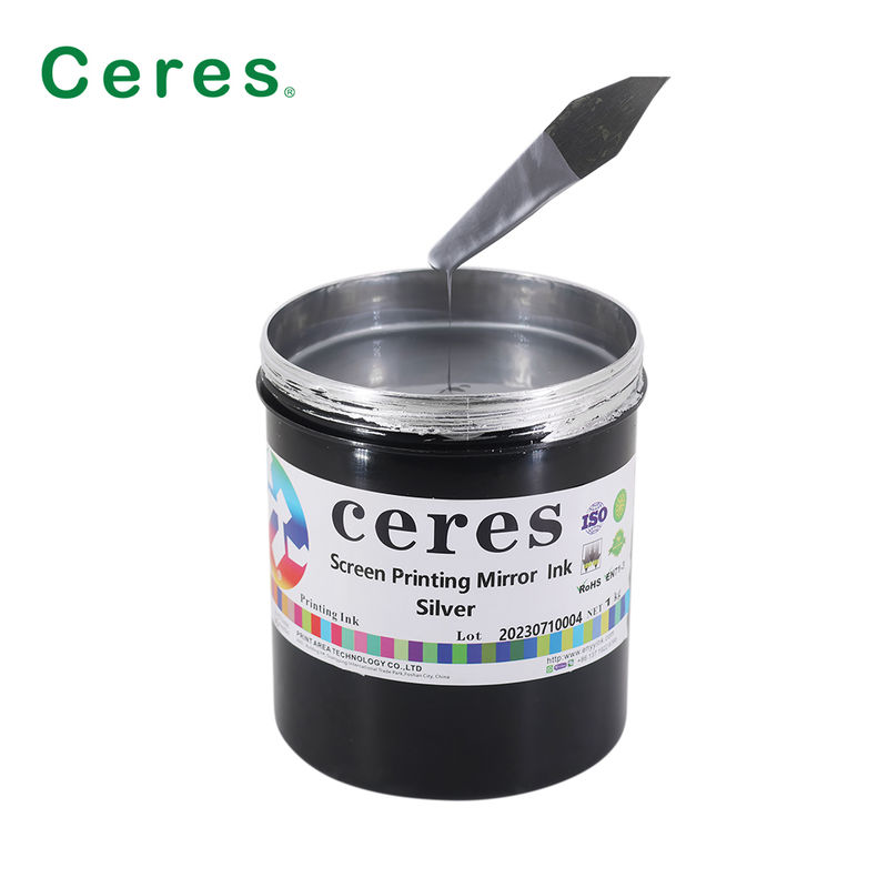 Błyszczący srebrny tusz lustrzany do druku offsetowego z 2-letnią ważnością i jakością A+