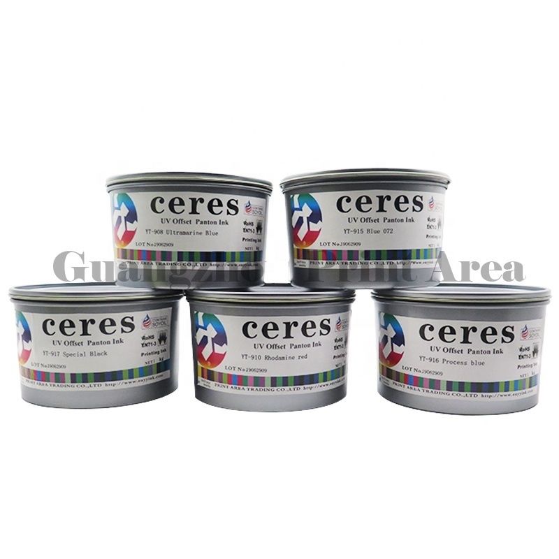 YT-910 Tusz offsetowy UV z 24-miesięczną gwarancją, w 100% bezpieczny i przetestowany do druku opakowań