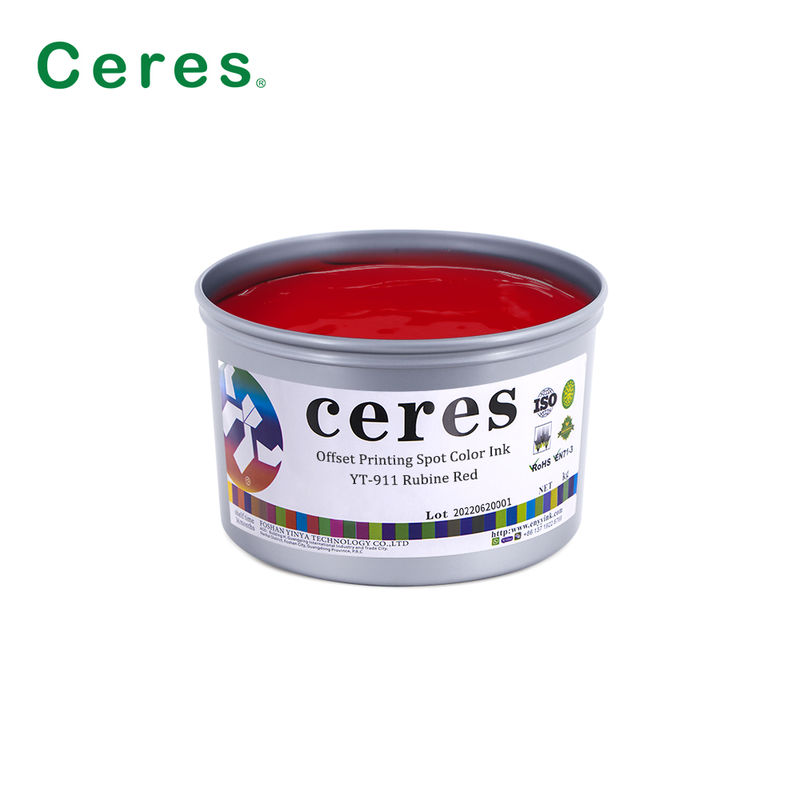 Pantone Spot Color Ofset Printing Ink Based on Solvent z wysoką otwartością do druku opakowań