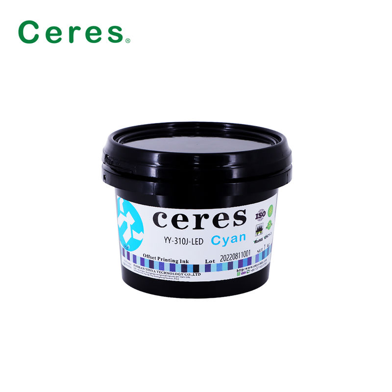 UV Offset Ink Ciepły czerwony kolor Szybkie suszenie z dobrą wydajnością transferu do druku offsetowego