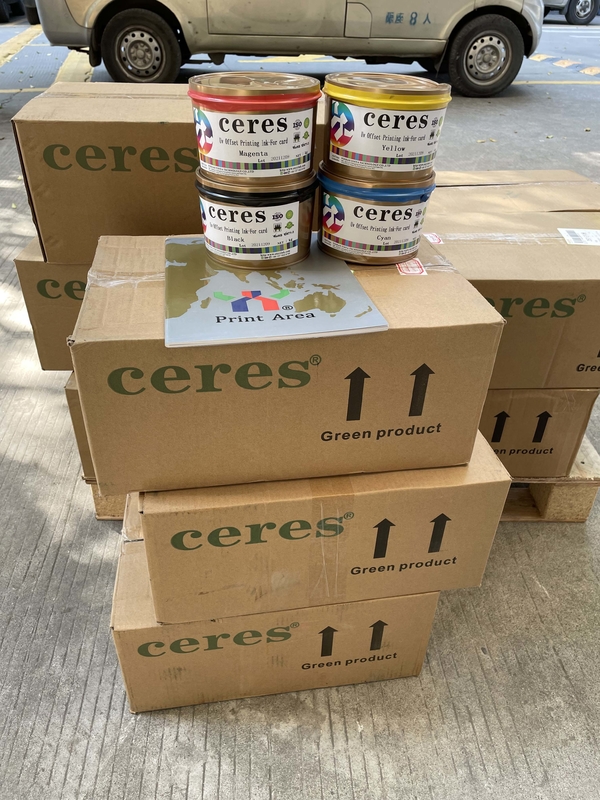 1 kg puszki tuszu do szybkiego suszenia do tworzyw sztucznych CMYK kartki bankowej tusz na bazie rozpuszczalnika