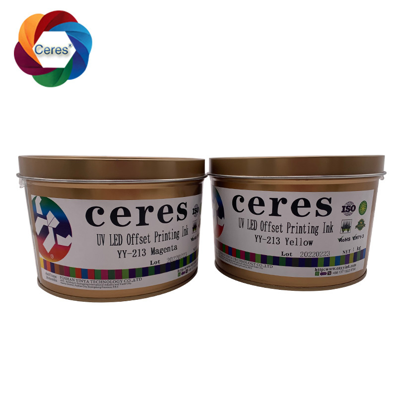 MSDS UV Offset Ink Ceres 1 Kg Can Solvent Based Ink YY-213 Szybkie suszenie