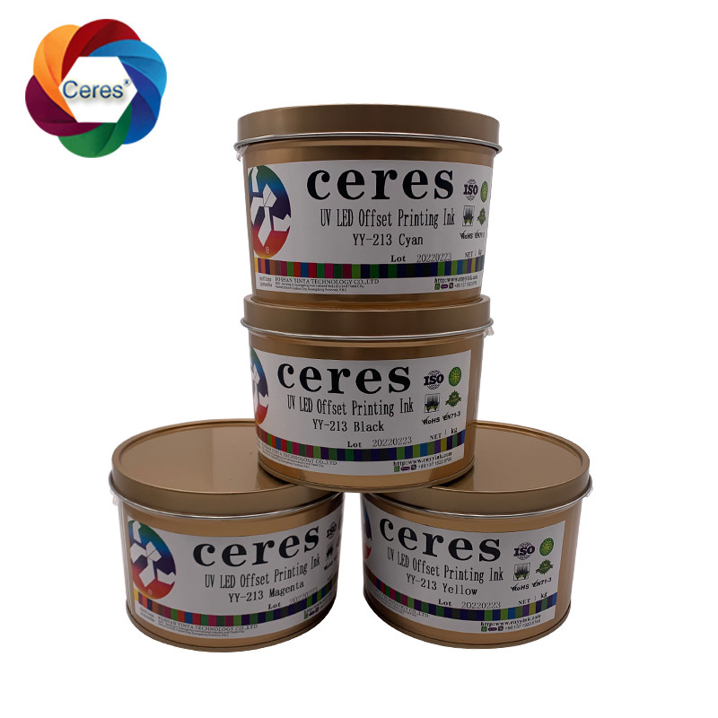 MSDS UV Offset Ink Ceres 1 Kg Can Solvent Based Ink YY-213 Szybkie suszenie