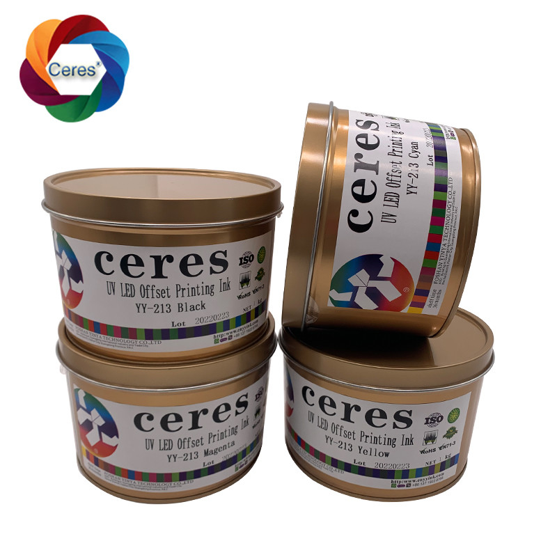 MSDS UV Offset Ink Ceres 1 Kg Can Solvent Based Ink YY-213 Szybkie suszenie