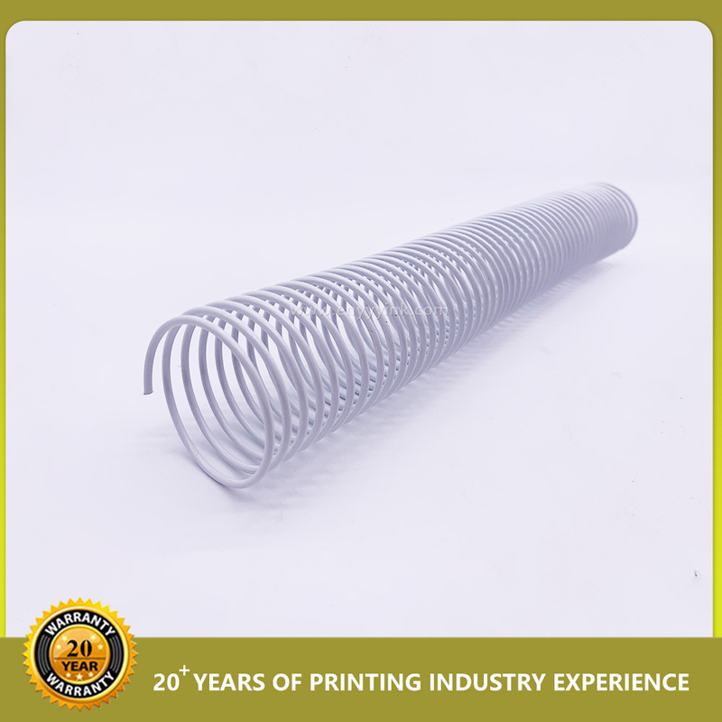 Kalendarz Podwójne spiralne cewko wiązania 3:1 1,4 mm Nylon Steel Podwójne drut książka