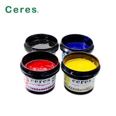 Żywe plamy kolorystyczne UV Offset Ink 1 Kg Can High Speed Pantone Printing Ink